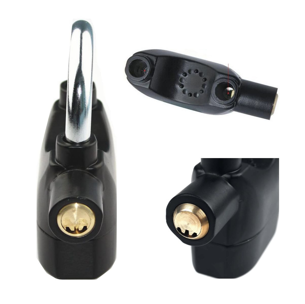 Miniatura 2 de Candado Alta Seguridad Para Moto 110dba